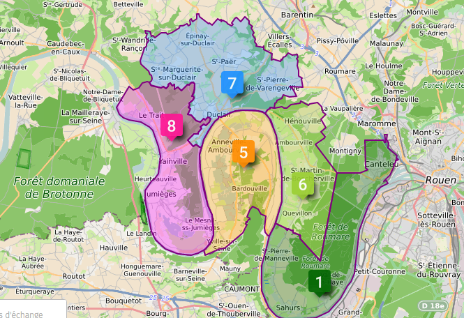 zones teor